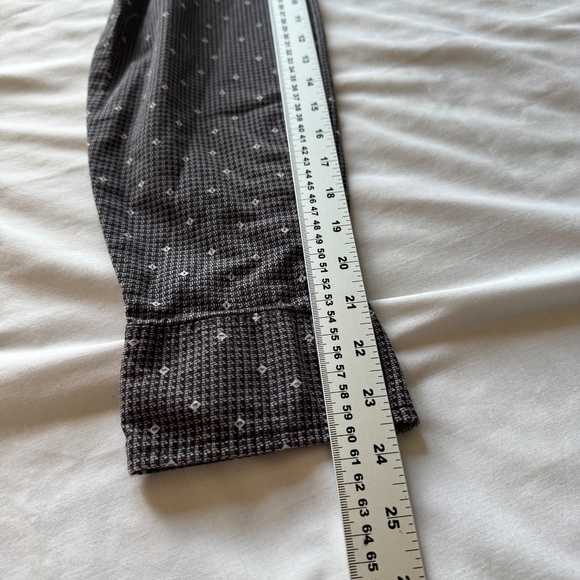 Wrangler X-Long Tails Mens Long Sleeve Western Dress Shirt Long Sleeve Gray/Blk - Picture 10 of 13